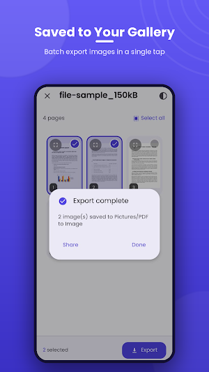 PDF to Image converter Screenshot 3