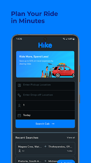 Hike Share Screenshot 1
