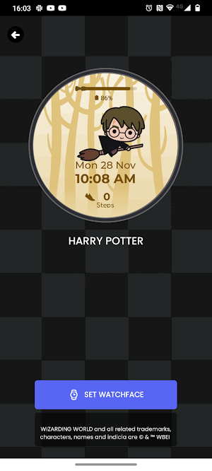 Harry Potter Charms Watch Face Screenshot 0