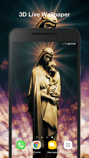 Virgin Mary Live Wallpaper Screenshot 0