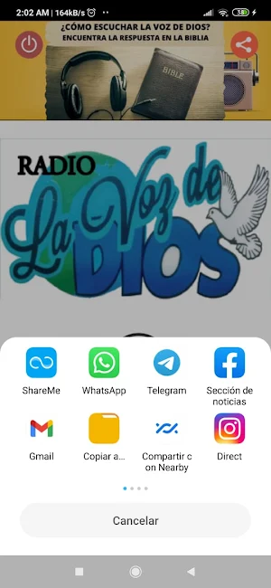 Radio La voz de Dios San Rafael Del Sur Screenshot 1
