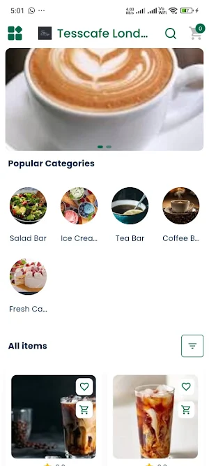Tesscafe London Mart Screenshot 0