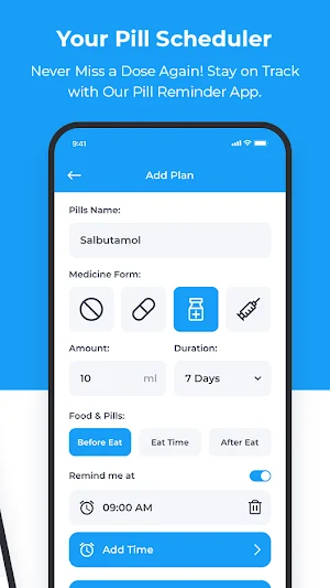 Pill Reminder Medicine Remind Screenshot 2
