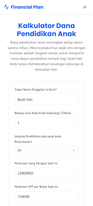 FinPlan Screenshot 2