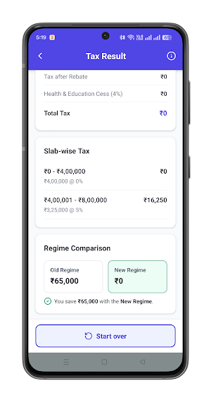 Tax Calc Screenshot 2