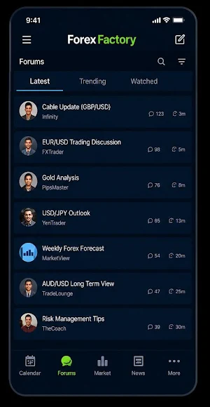 Forex factory app Screenshot 2