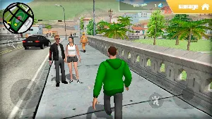 San Andreas City - Police Car Screenshot 2