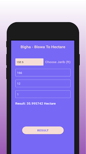Bigha-Biswa To Hectare Screenshot 2