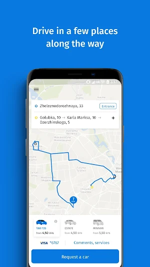 Taxi 135 — book online Screenshot 1