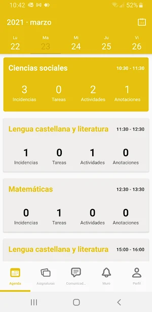 Alexia Alumnos Screenshot 1