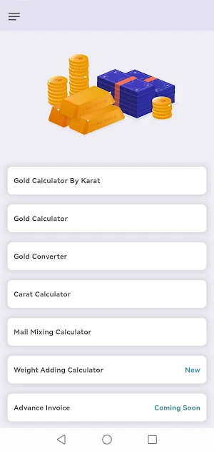 Gold Calculator Screenshot 0