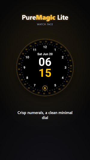 PureMagic Lite - Watch Face Screenshot 2