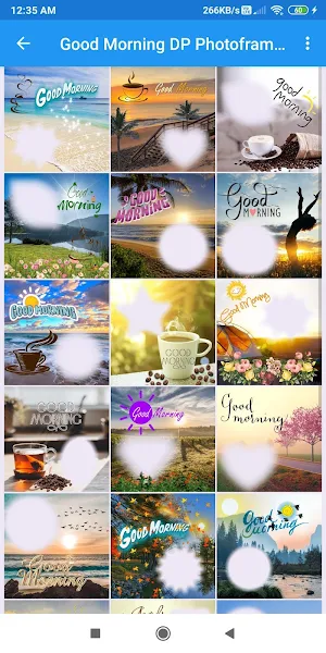 Good Morning Photo Frames Screenshot 1