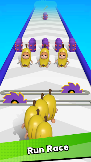 Epic Banana Run: Merge Master Screenshot 1