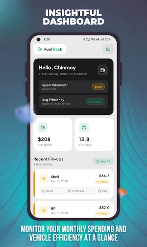 FuelTrack: Simple Fuel Tracker Screenshot 0