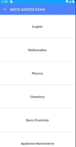 MOCK NABTEB EXAM Screenshot 1