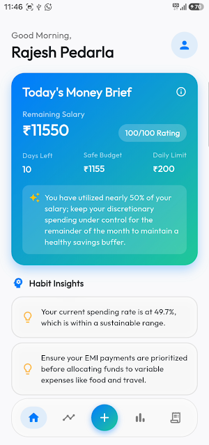 SpentAnalyst Screenshot 2