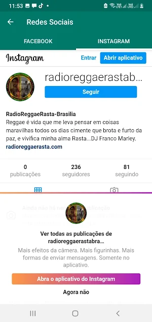 Radio Reggae Rasta - Brasilia Screenshot 3