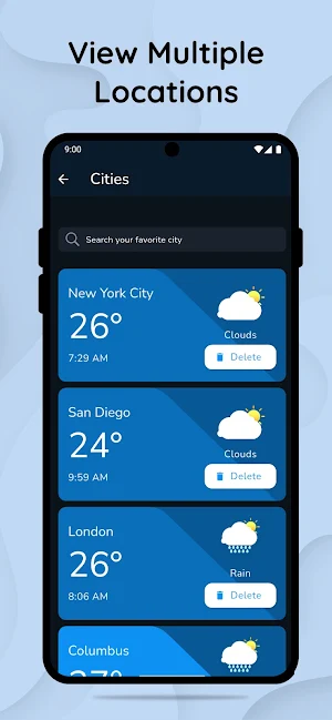 SkySync – Live Weather Updates Screenshot 1