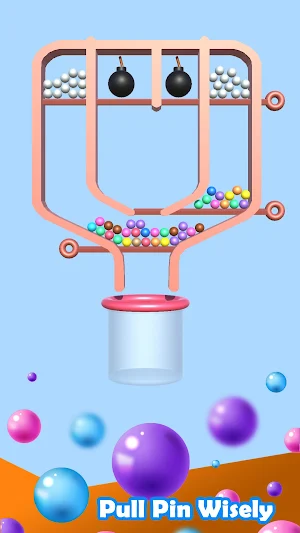 Pull The Pin Ball Puzzle Screenshot 2