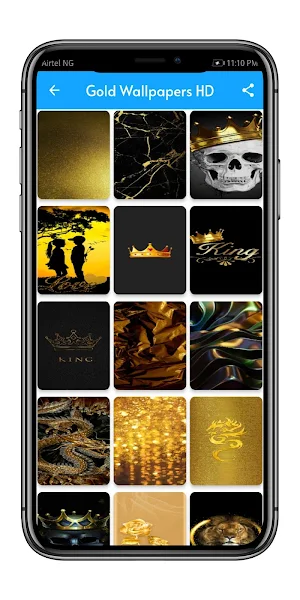 Gold Wallpaper Screenshot 1
