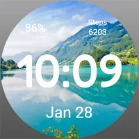 Watch Face - Turquoise Lake