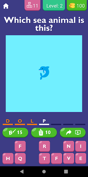 Guess The Sea Animal By Emoji Screenshot 2