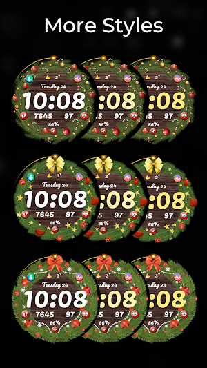 TVV Christmas 3 Watch Face Screenshot 1