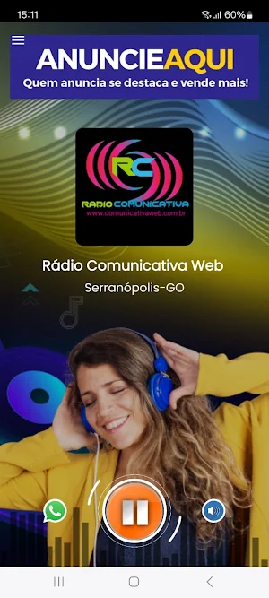 Rádio Comunicativa Web Screenshot 0