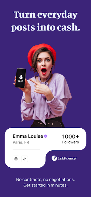 Linkfluencer: Shop. Post. Earn Screenshot 1