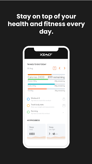 X-ZACT FITNESS Screenshot 1
