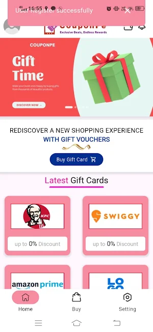 CouponPe:CashBack & Gift Cards Screenshot 3