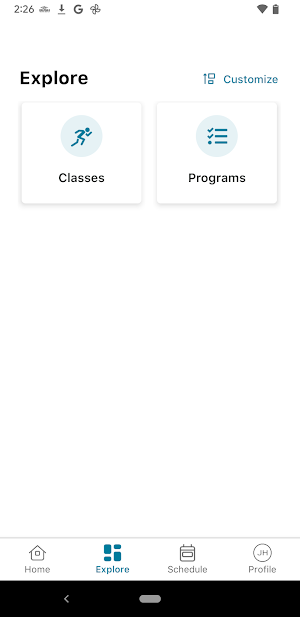 HealthQuest Fitness Screenshot 1