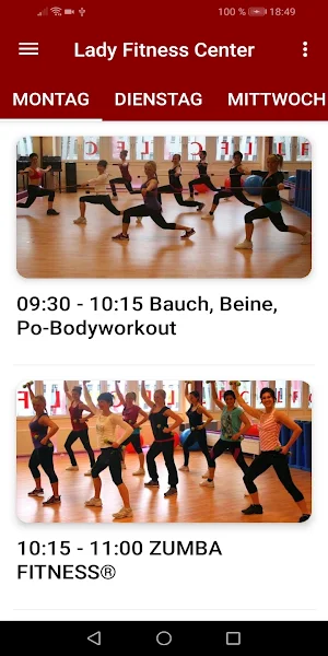Lady Fitness Center Screenshot 2