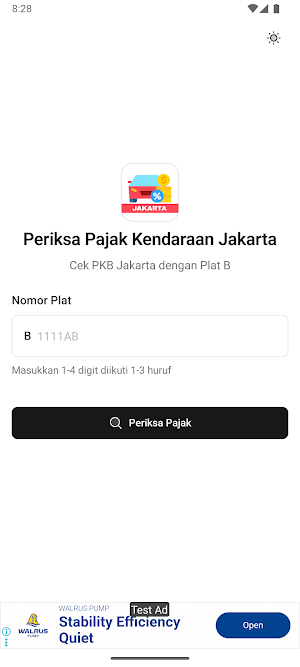Cek Pajak Kendaraan Jakarta Screenshot 0