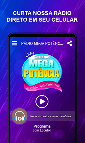 Rádio Mega Potência Screenshot 2