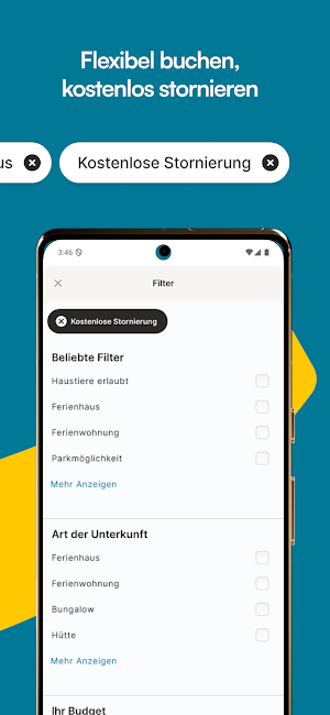 ferienwohnungen.de: Suchportal Screenshot 1