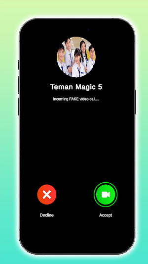 Teman Magic 5 Fake Call Screenshot 2