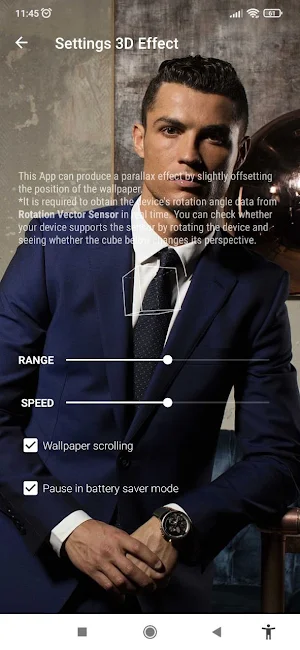 Ronaldo & Messi Wallpaper Live Screenshot 0