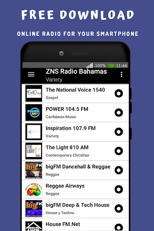 ZNS Radio Bahamas Station AM FM App Network Online Screenshot 0