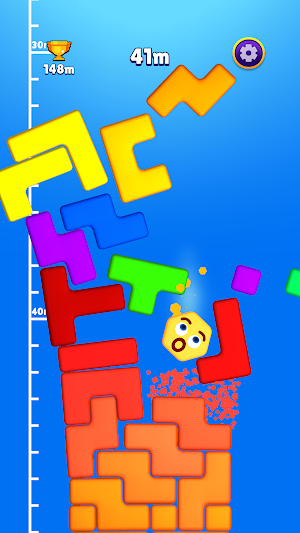 Hexa Fall! Screenshot 1