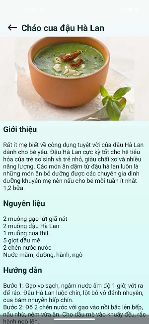 Ăn dặm cho bé Screenshot 2