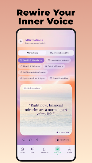 Aram: Manifest & Affirmations Screenshot 3