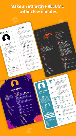 Resume Builder - CV Maker App Screenshot 1
