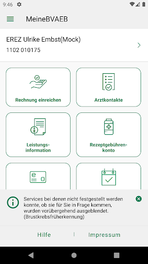 MeineBVAEB Screenshot 1