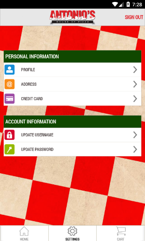 Antonio’s House of Pizza Screenshot 1