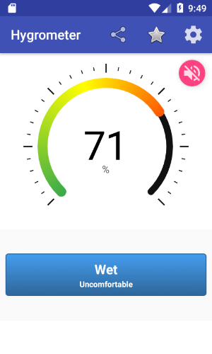 Hygrometer Screenshot 0