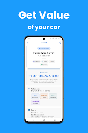 Car Identifier & Value Screenshot 1