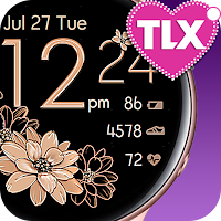 Golden Floral Watch