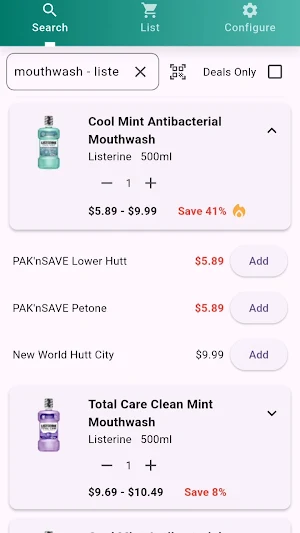 NzGrocerySaver - price compare Screenshot 3